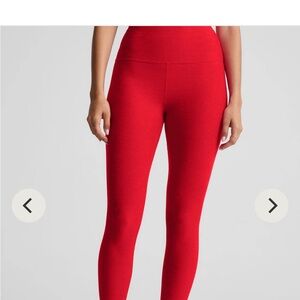 BEYOND YOGA RED LEGGINGS